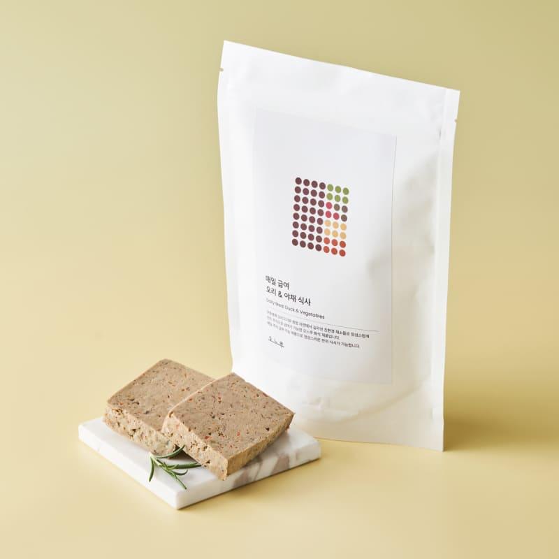 매일 급여 오리&야채 식사(50g*4)