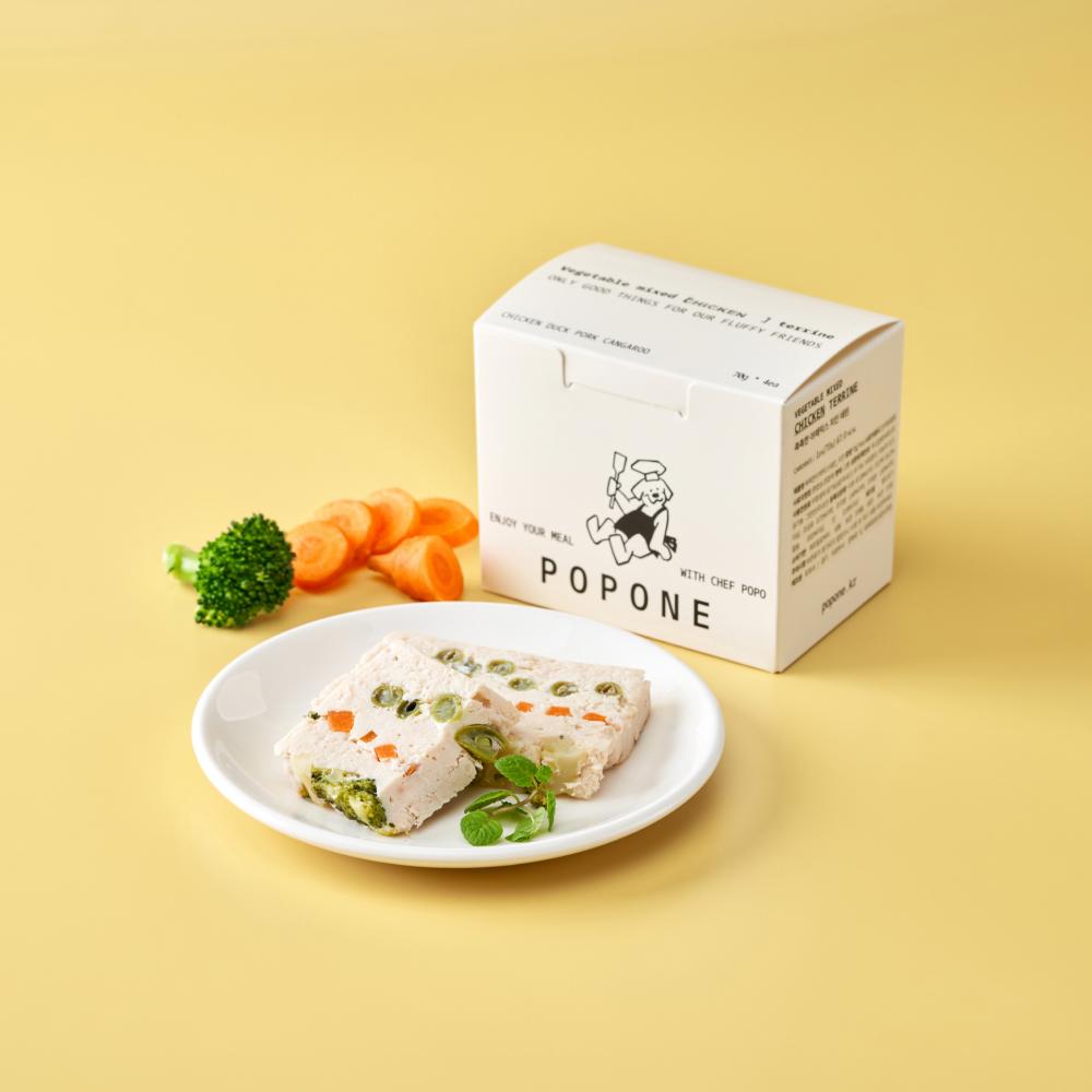 야채믹스 테린 치킨